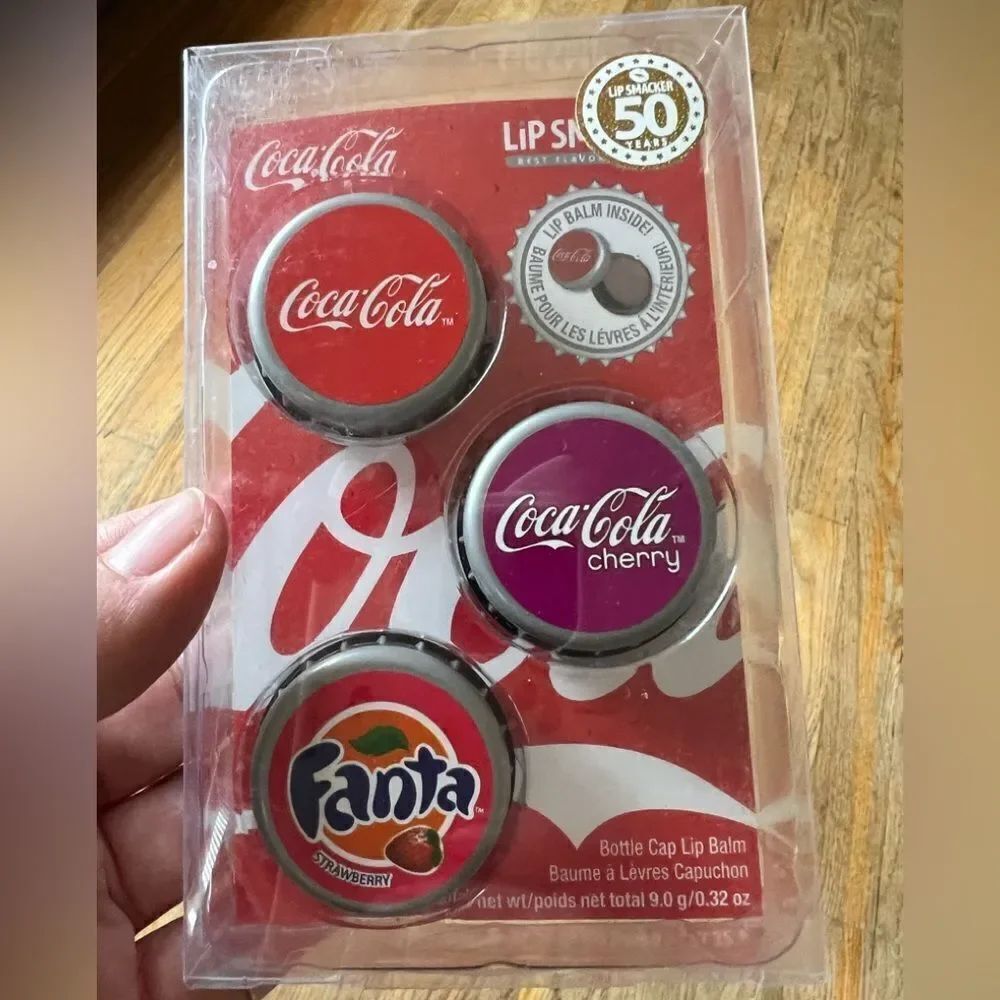 Lip Smacker 50th Anniversary Limited Edition Bottle Cap Lip Balm Trio